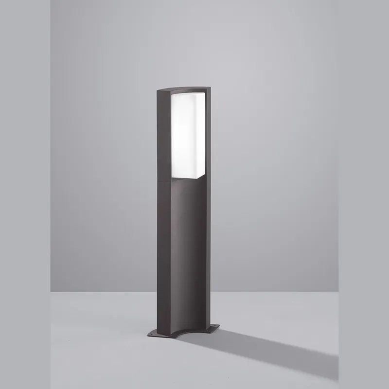 LED Außen Stehleuchte, IP54, Aluguss, Anthrazit, Weiß, 60 cm Höhe Begrenztes Angebot