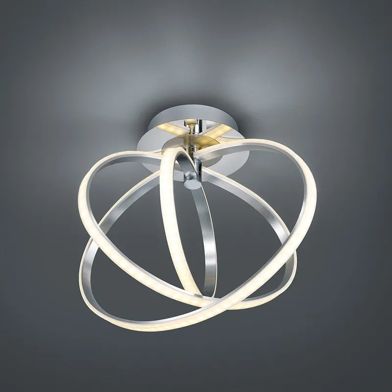 LED Deckenleuchte, Dimmbar, Kronenform, 2160 Lumen, 38 cm Höhe Aktuell
