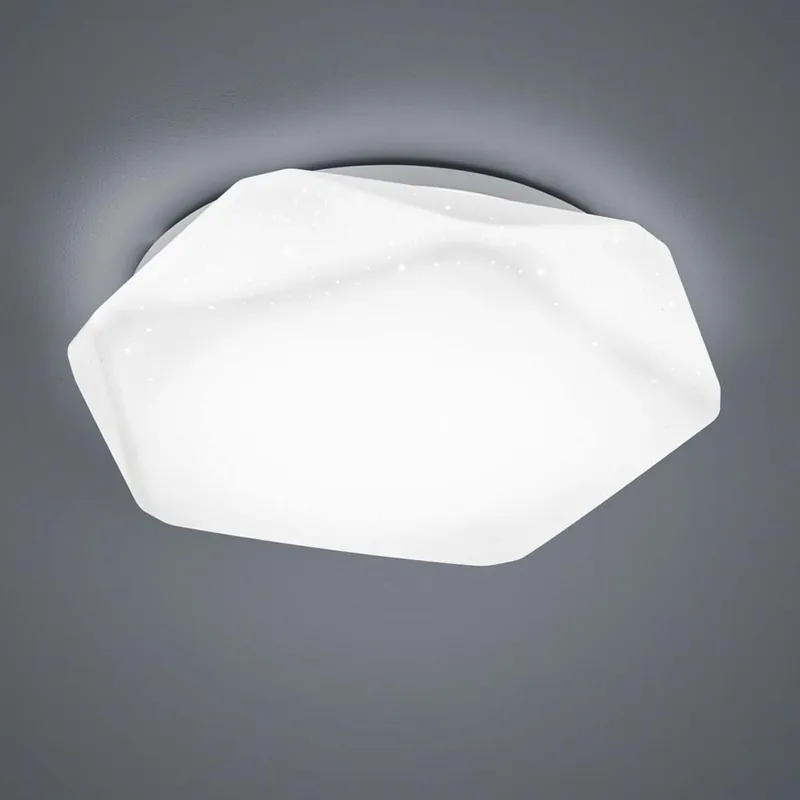 Zertifiziert LED-Deckenlampe mit Starlight-Cover in modernem Design und 43 Ø