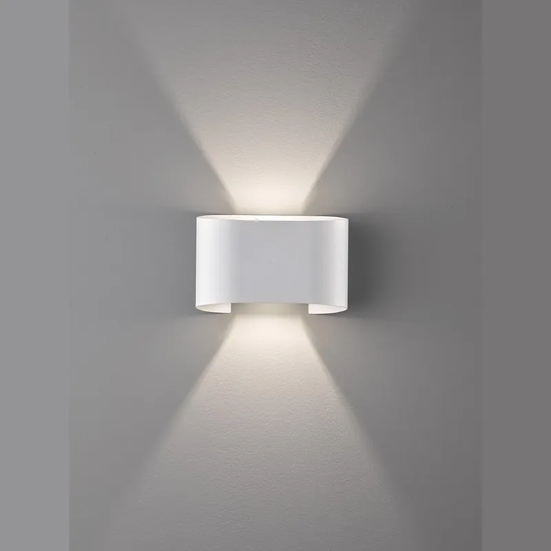 LED Bad Wandleuchte, Außenleuchte, Weiß, IP44, 18 cm x 12 cm Direkt Vom Hersteller