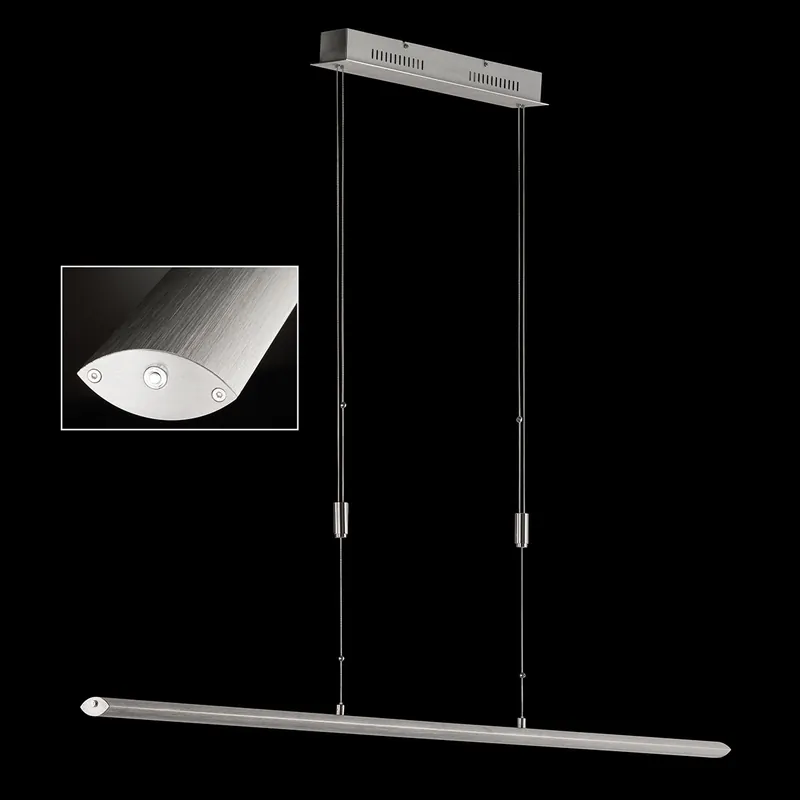 Wochenendangebot LED Pendelleuchte, Touch-Dimmer, 4500 Lumen, 140 cm x 160 cm