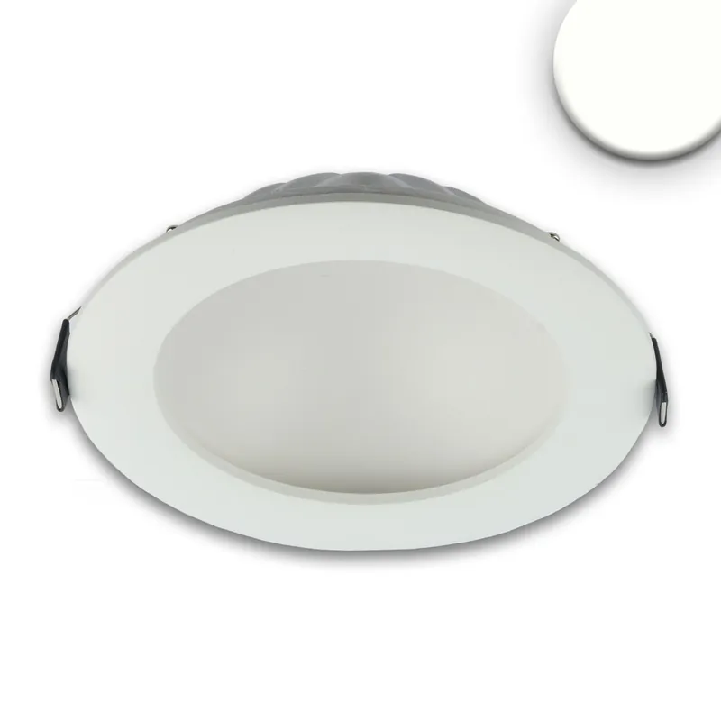 LED Einbaustrahler, 1er Spot, Rund, Weiß, 4000 Kelvin, 15 cm Ø Wochenendangebot
