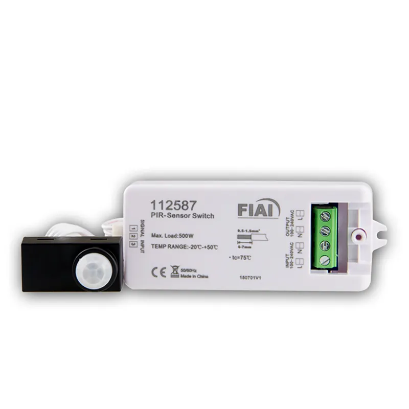 Saisonangebot Bewegungsmelder, Weiß, 500 Watt, IP20, Sensor, 9,5 x 3,7 cm