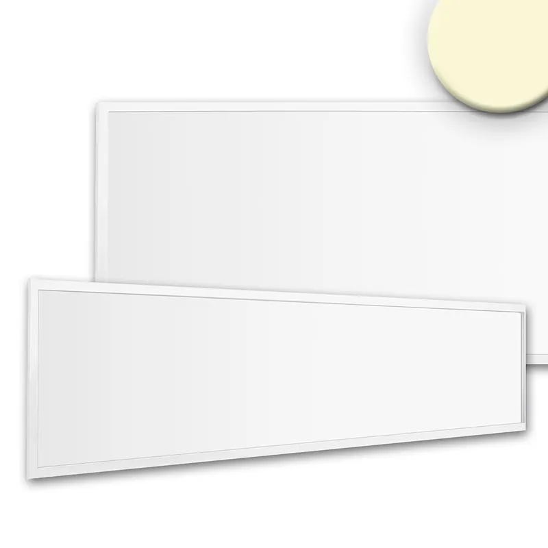 Top-Angebot LED Panel, Weiß, Aluminium, Rechteckig, Ultraflach, Dimmbar, 3000K, 120 cm Länge