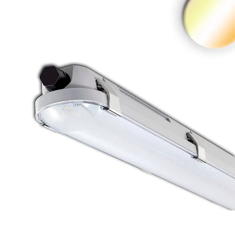LED Außen Wannenleuchte, Kunststoff, ColorSwitch, IP65, 149 cm Länge Direktkauf