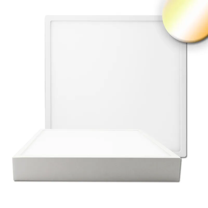 LED Deckenleuchte, Quadratisch, Weiß, Farbwechsler, Dimmbar, IP42, 30 cm x 30 cm Direkt Vom Hersteller
