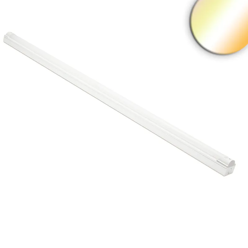 Must-Have LED Deckenleuchte, Länglich, Weiß, 37 Watt, IP42, 120°, ColorSwitch, 152 x 6,4 cm, 3000/6000 Kelvin, 5550 Lumen