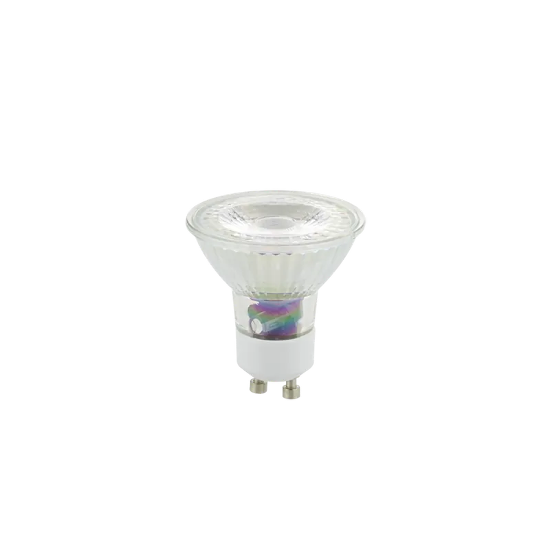 Angebot LED GU10 Reflektor, 345lm, 3000K, Dimmbar, IP20, Silber, 10er Pack