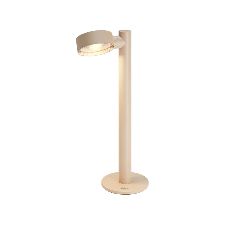 LED Außen Tischleuchte, Sand, Touch-Dimmer, Akku, IP54, 36 cm Höhe Markenprodukt