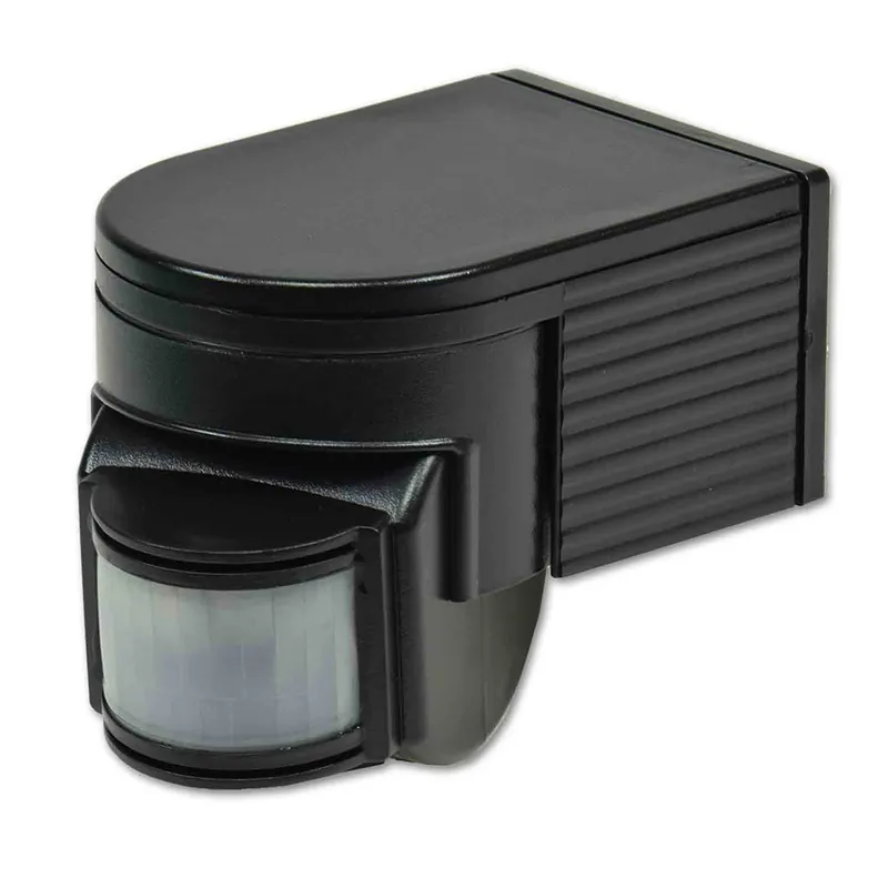 Bewegungsmelder, Rechteckig, Schwarz, 900 Watt, IP44, Sensor, 12 x 7 cm Ausverkauf