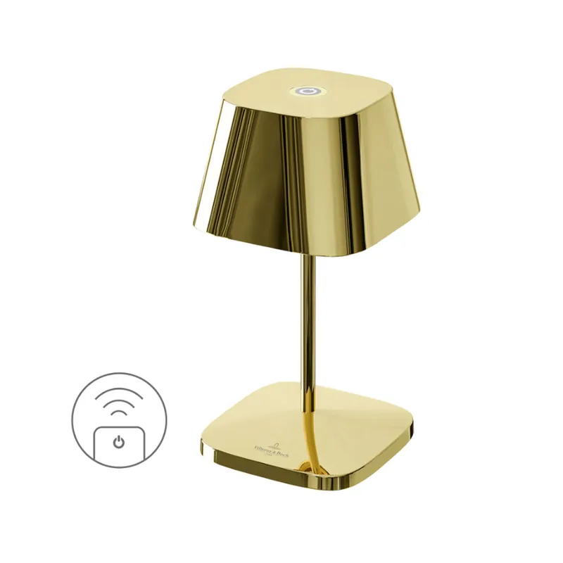 Tischleuchte, Goldfarbig, Dimmer, Akkuleuchte, Ladestation Versand Am Gleichen Tag