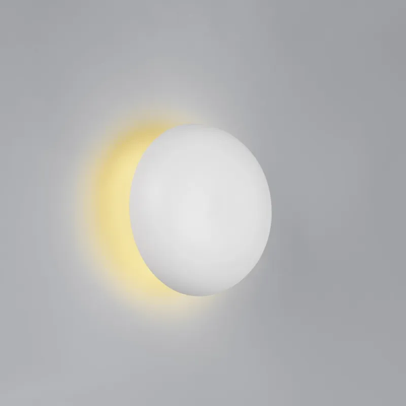 LED Wandleuchte, Weiß, Metall, Akku, USB Anschluss, Touch Dimmer, 16 cm Ø Top-Preis