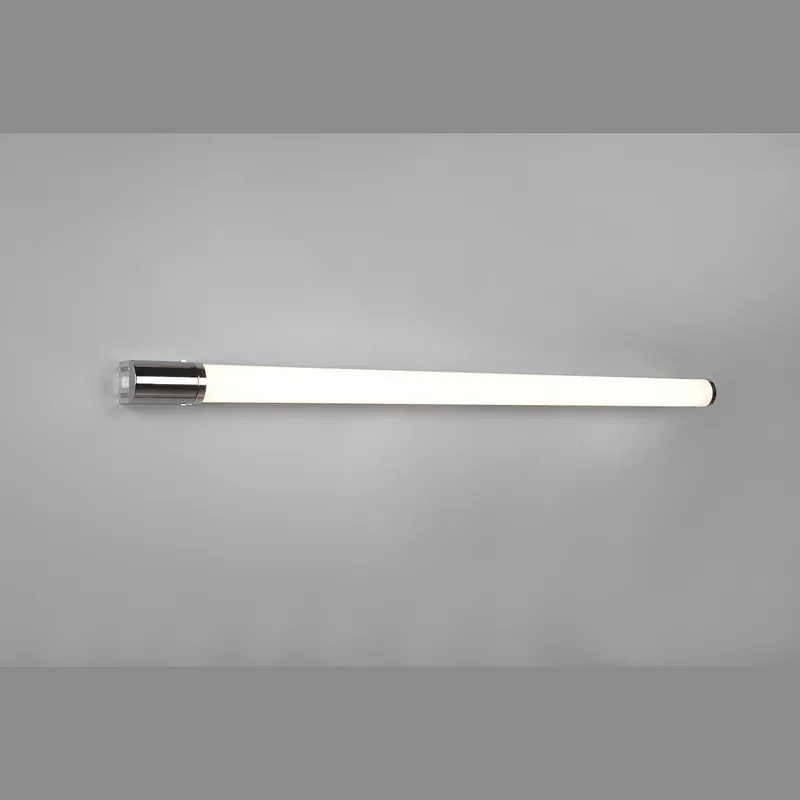 LED Bad Wandleuchte, Steckdose, Weiß, Chrom, IP44, 119 cm x 5 cm Beliebt