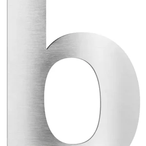 LCD Hausnummer Edelstahl "b" Höhe 180mm Abverkauf
