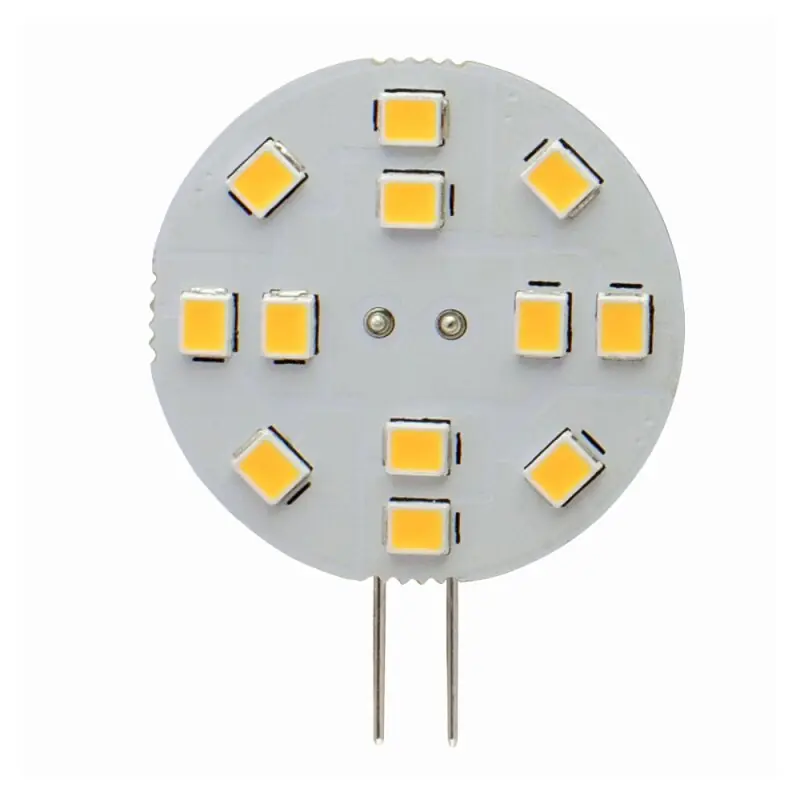 Must-Have LED G4 Leuchtmittel 2W 190lm 12V AC/DC 30mm warmweiß 3000K Pins seitlich 120°