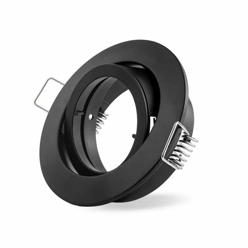 Ausverkauf Einbaustrahler Schwarz schwenkbar 68mm max. 50W Bajonettverschluss