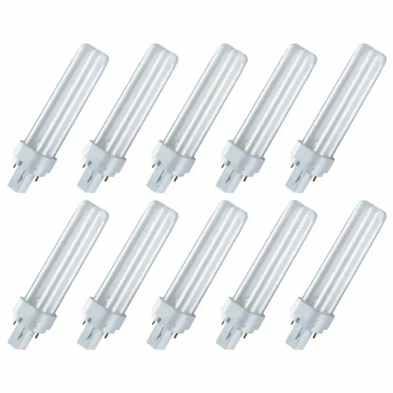 Super-Preis 10 x Osram Dulux D 18W 830 G24d-2 Lumilux Warmweiß 2P 18 Watt Energiesparlampe Kompaktleuchtstofflampe