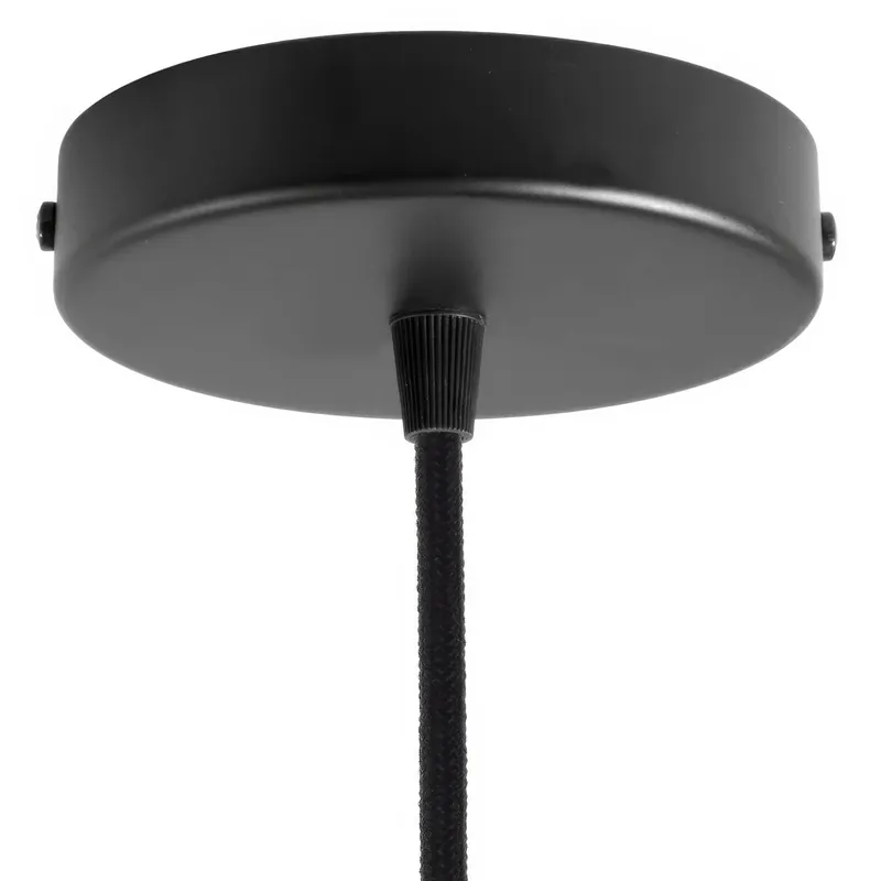 Schnäppchen Zylindrisches Metall-Baldachin-Kit - Schwarz