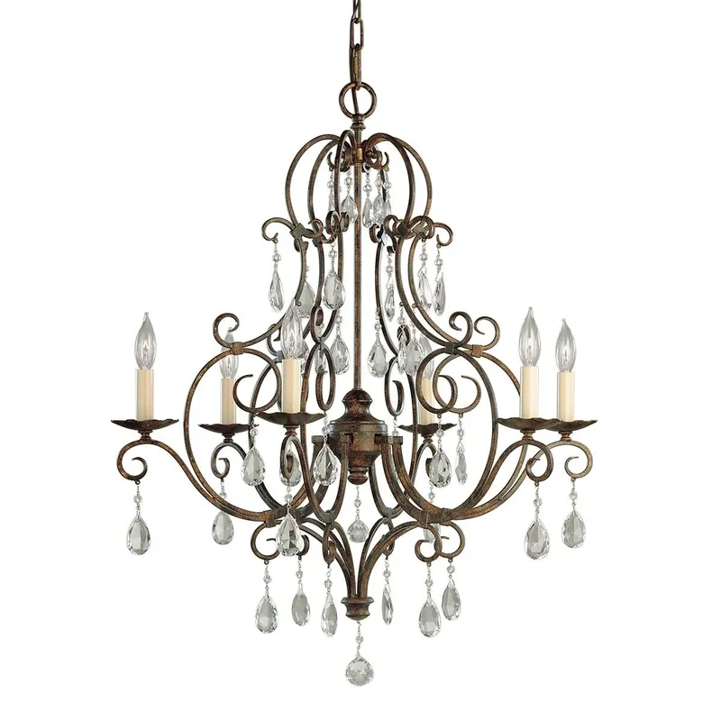 Sonderaktion Feiss Chateau FE-CHATEAU6 Kronleuchter 6x60W/E14