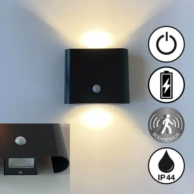 Begrenztes Angebot Fischer&Honsel Magnetics 830045 Wandleuchte 2x1W/LED 3000K 250lm IP44