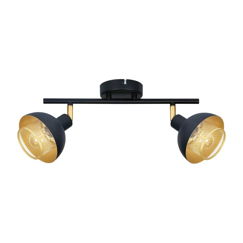 Italux Savio SPL-27357-2-BK-GD Spot 2x40W/E14 IP20 Jetzt Bestellen