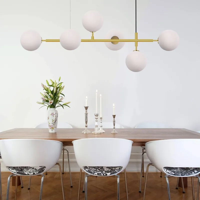 Light Prestige Alisa LP-005/6P WH Pendelleuchte 6x40W/E14 IP20 Preisknaller