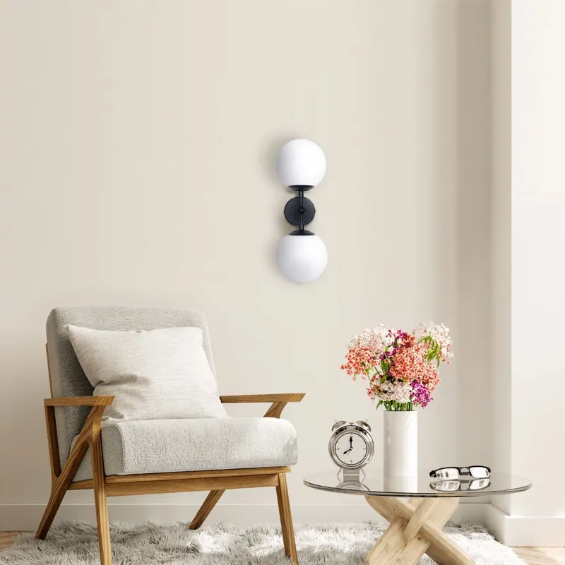 Online Kaufen Light Prestige Dorado LP-002/2W BK Wandleuchte 2x40W/E14 IP20
