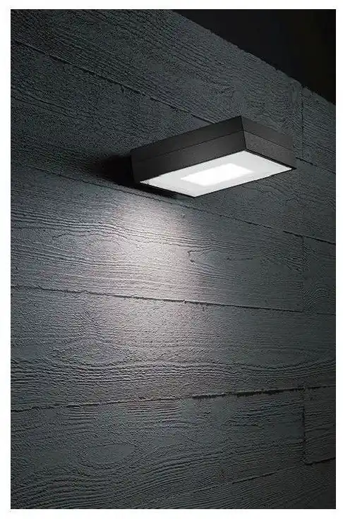 Solange Der Vorrat Reicht Novolux VIENA SQUARE 569D-L0105B-01 Wandleuchte 1x4,3W/LED 400LM IP65