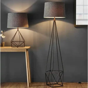 Finale Aktion Endon APOLLO 90541 Stehleuchte 1x40W/E27 IP20