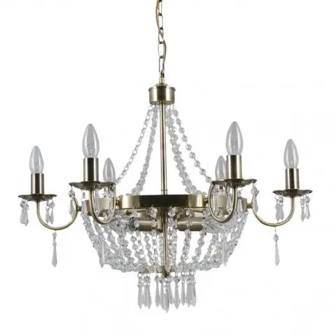 Italux CORTINA PND-30138-6+3B Kronleuchter 9x40W/E14 IP20 Markenprodukt