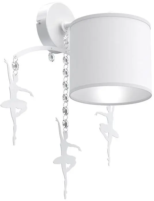 Top-Seller Milagro BALETNICA WHITE MLP4966 Wandleuchte 1x60W/E27 IP20