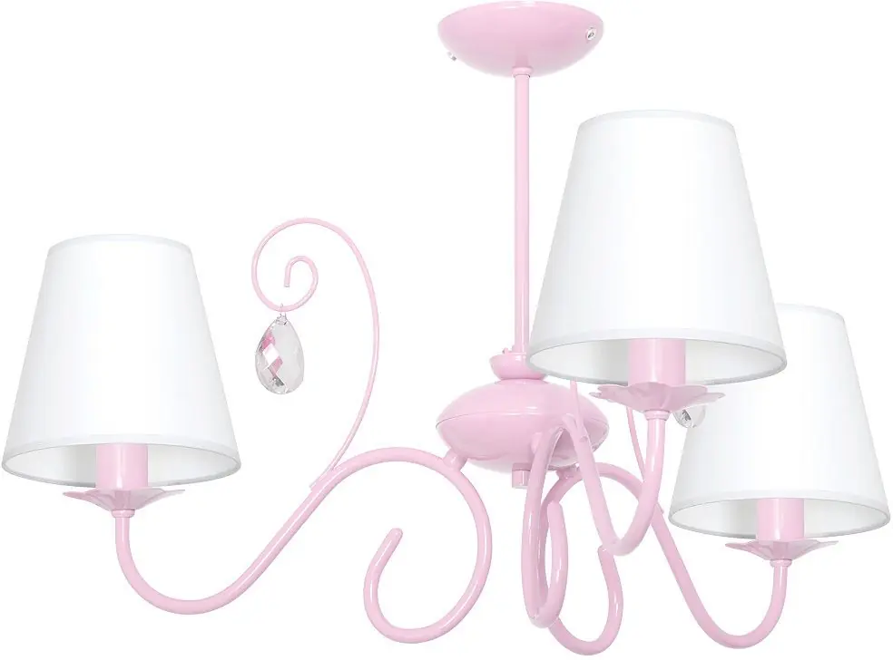 Markenware Milagro SARA PINK MLP1051 Kronleuchter 3x40W/E14 IP20
