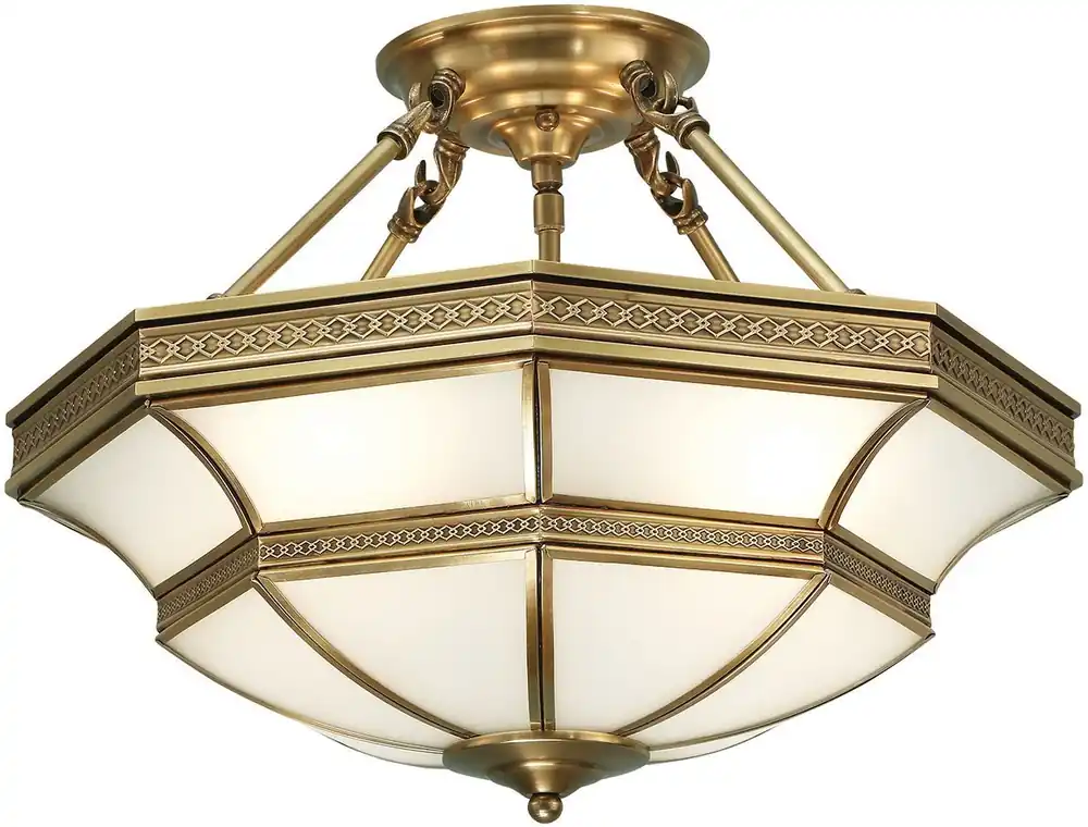 Top-Seller Endon BALFOUR SN02P47 Deckenlampe 4x60W/E27